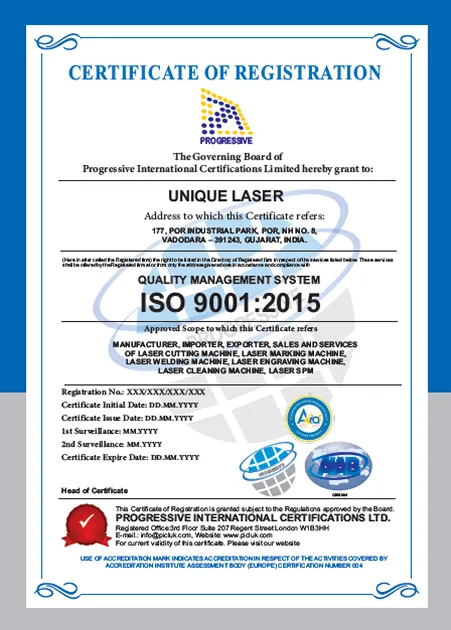 Certificate of Registration