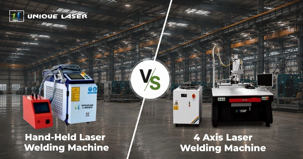 Handheld vs 4 Axis Laser Welding Machine